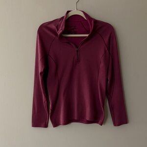 Patagonia Women’s Maroon Capilene® 3 Midweight Zip-Neck Size Small